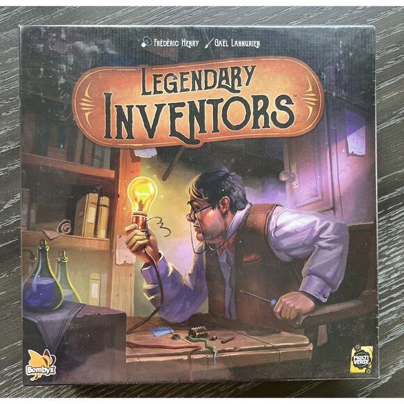 Legendary Inventors Board Game by Frederic Henry 2016 Bombyx, New and Sealed - Picture 1 of 8